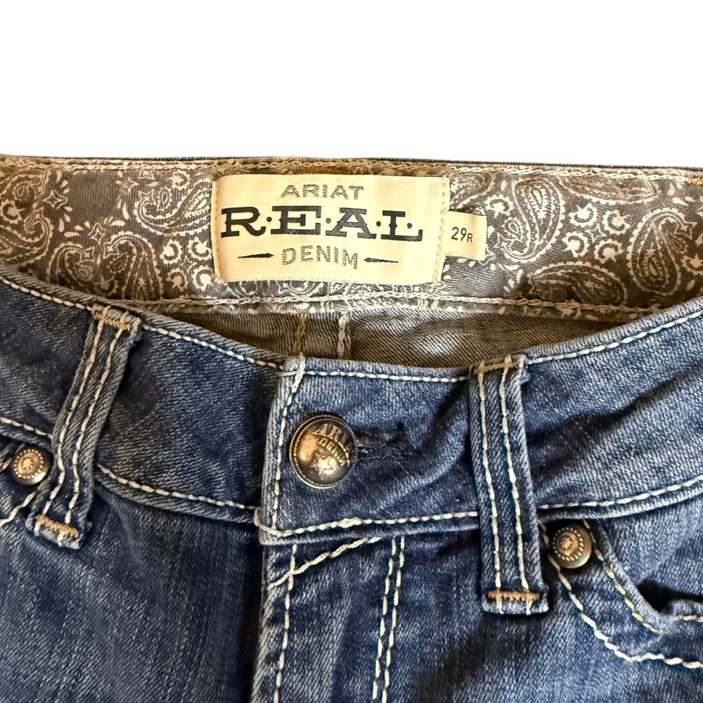 Ariat Medium Wash Bootcut Western Jeans Size 29